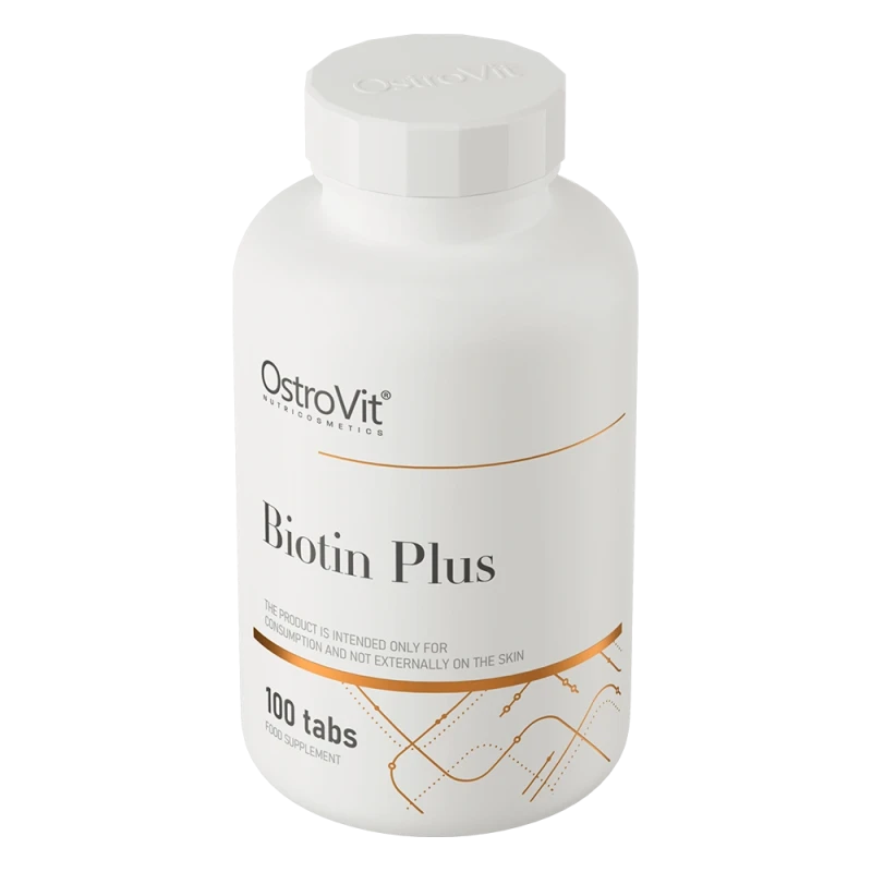 OstroVit Biotin Plus | Biotiin 2500 µg 100 Tabletti