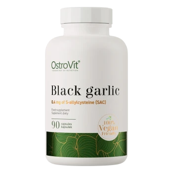 OstroVit Black Garlic VEGE | Fermenteeritud must küüslauk 400 mg 90 kapslit