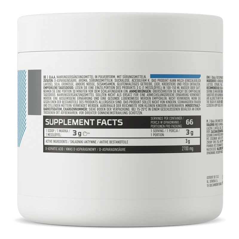 OstroVit D.A.A. | D-asparagiinhape 200 g