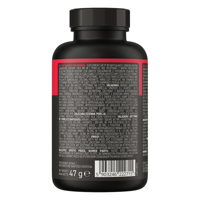 OstroVit Fat Burner For Women | Жиросжигатель для женщин 60 капсул