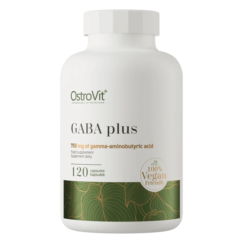 OstroVit GABA Plus VEGE | GABA 750 mg + Melatoniin 120 kapslit