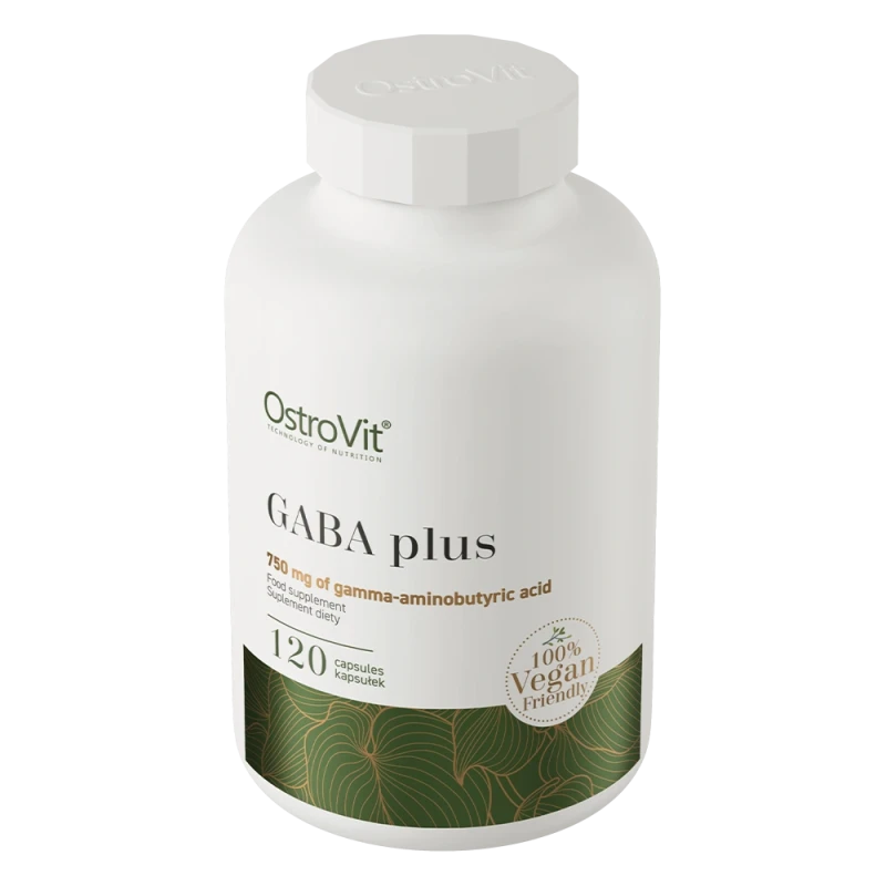 OstroVit GABA Plus VEGE | GABA 750 mg + Melatoniin 120 kapslit