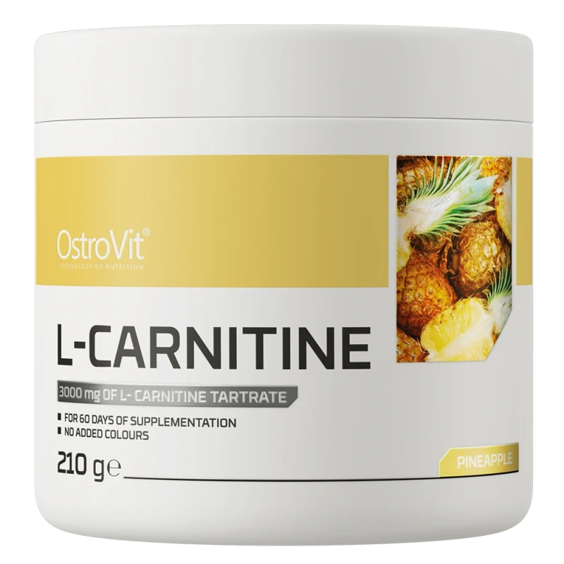 OstroVit L-Carnitine | L-карнитин 2000 мг ананасовый вкус 210 г