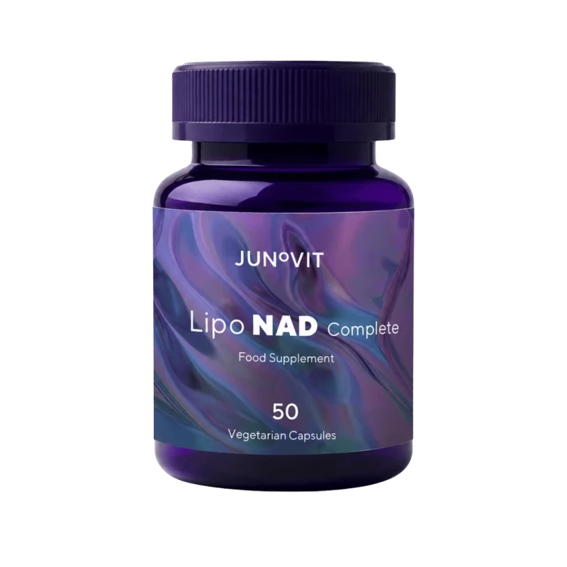 Junovit Lipo NAD Complete | Липосомальный NAD+ с ниацином 50 капсул