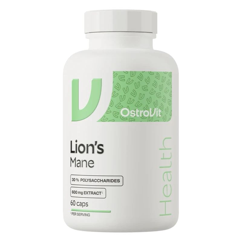 OstroVit Lion’s Mane VEGE | Экстракт Hericium erinaceus (ежовый гриб) 60 капсул