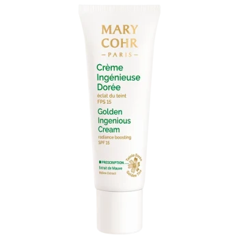Mary Cohr Golden Ingenious Cream SPF 15 | Увлажняющий тонирующий крем для лица с золотистым эффектом и адаптивными пигментами 30 мл