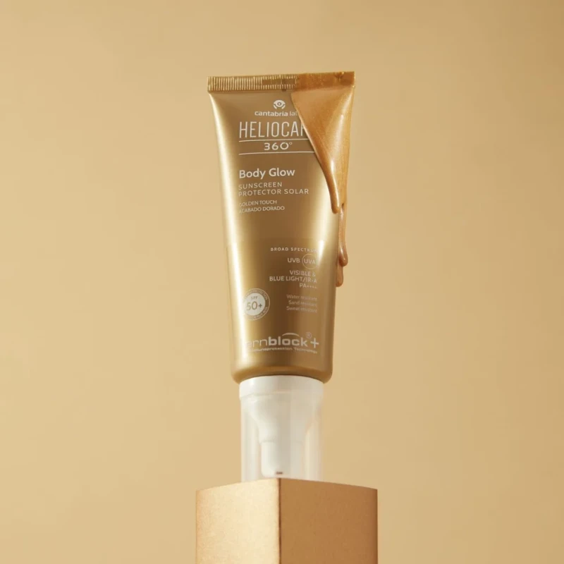 Heliocare 360° Body Glow SPF50+ | Keha päikesekaitse sädeleva efektiga 100 ml