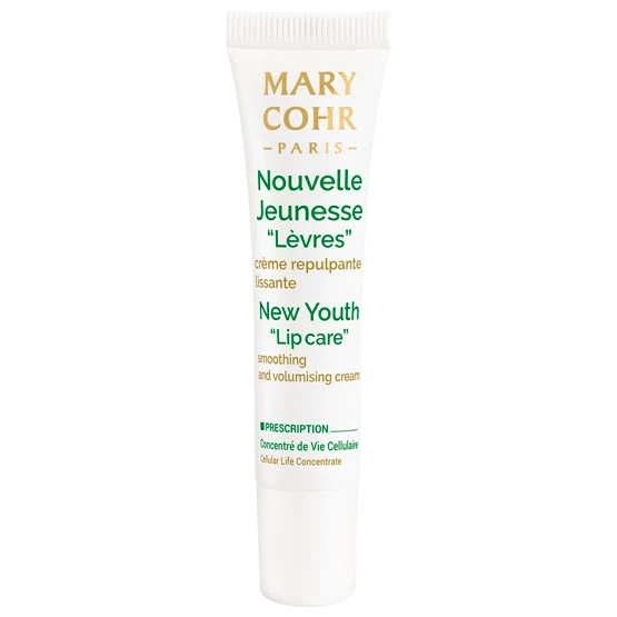 Mary Cohr New Youth Lip Care | Atjaunav ja vananemisvastane huultehooldus ja volüümiandja 15 ml