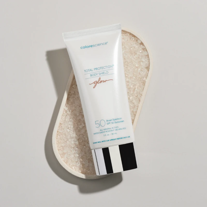 Colorescience Total Protection® Body Shield Glow SPF 50 | Минеральный SPF для тела с сиянием 90 мл