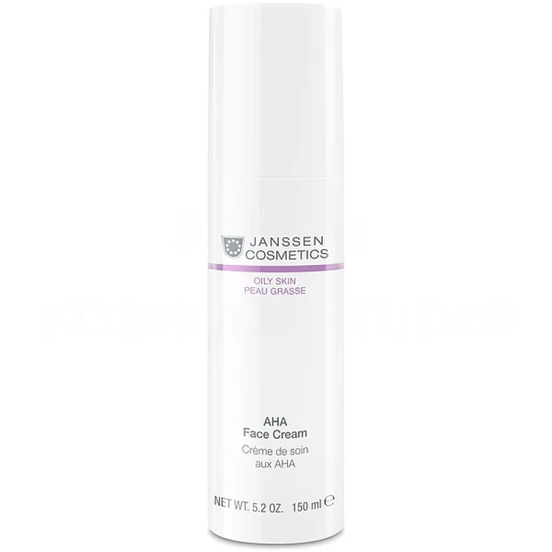 Janssen Cosmetics AHA Face Cream | AHA kreem puhtale ja probleemsele nahale, 50 ml