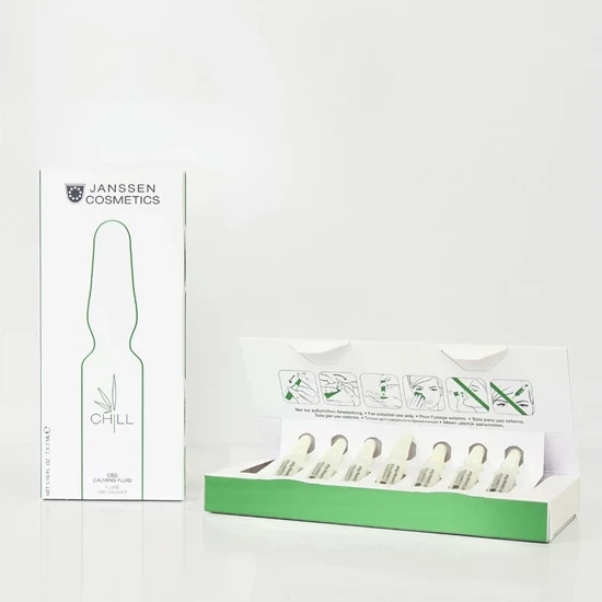 Janssen CBD Calming Fluid | Rahustavad ampullid tundlikule nahale 7 x 2 ml