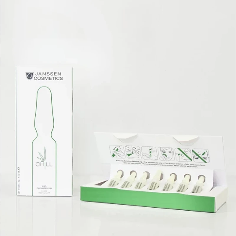 Janssen CBD Calming Fluid | Rahustavad ampullid tundlikule nahale 7 x 2 ml
