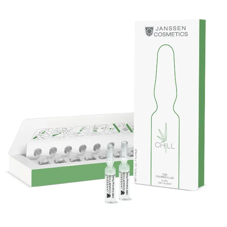 Janssen CBD Calming Fluid | Rahustavad ampullid tundlikule nahale 7 x 2 ml