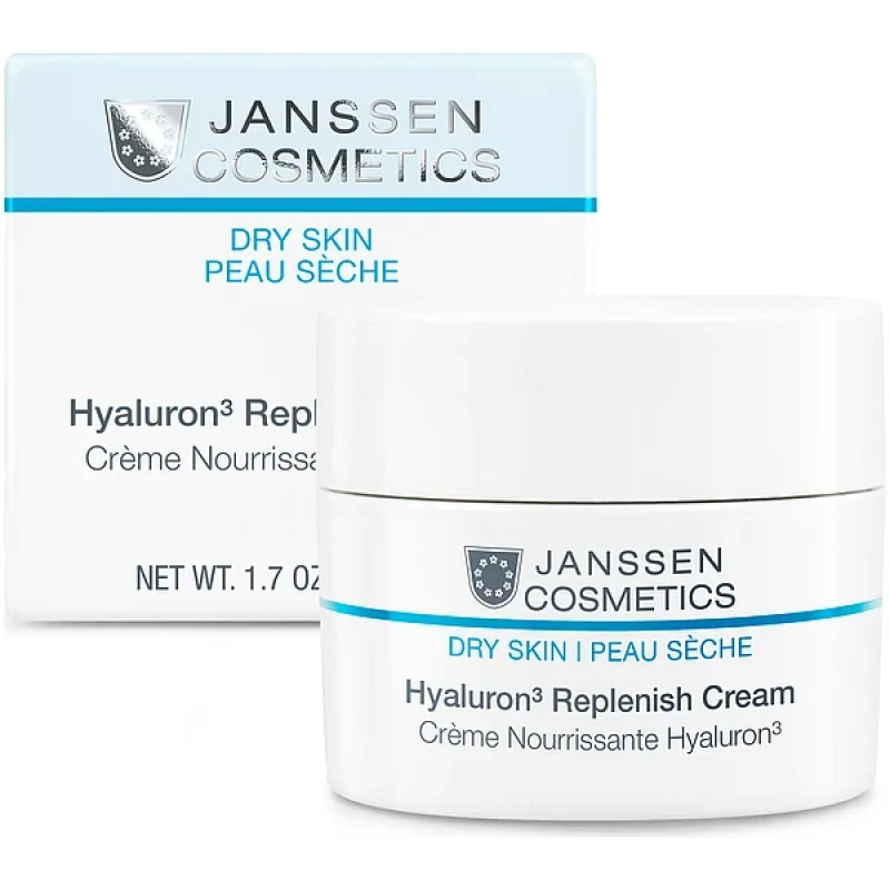 Janssen Cosmetics Hyaluron³ Replenish Cream | Taastav niisutav kreem hüaluroonhappega, 50 ml