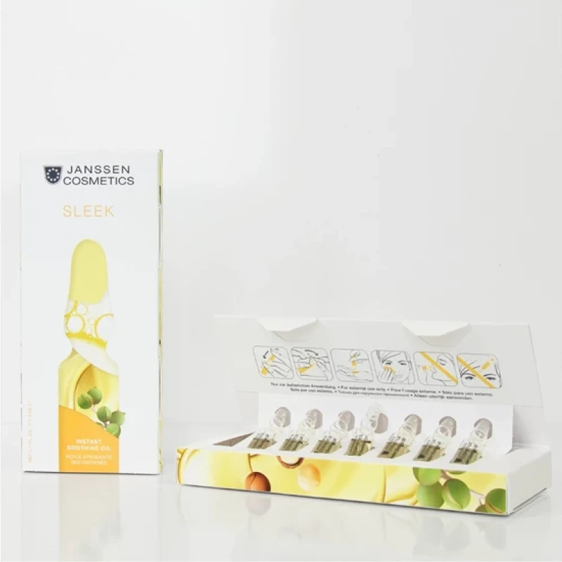 Janssen SLEEK Instant Soothing Oil | Rahustavad õliampullid tundlikule nahale 7 x 2 ml
