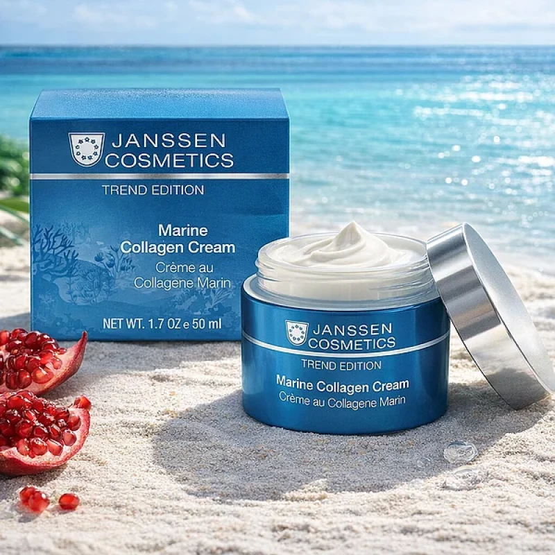 Janssen Marine Collagen Cream | Крем с морским коллагеном для лифтинга 50 мл