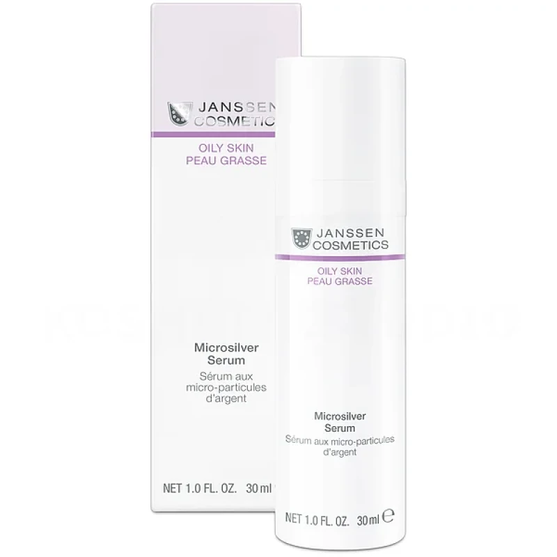 Janssen Cosmetics Microsilver Serum | Антибактериальная сыворотка с серебром, 30 мл