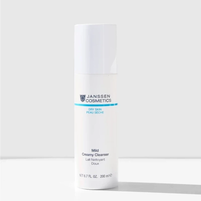 Janssen Cosmetics Mild Creamy Cleanser | Mahe Kreemjas Näopuhastusvahend, 200 ml