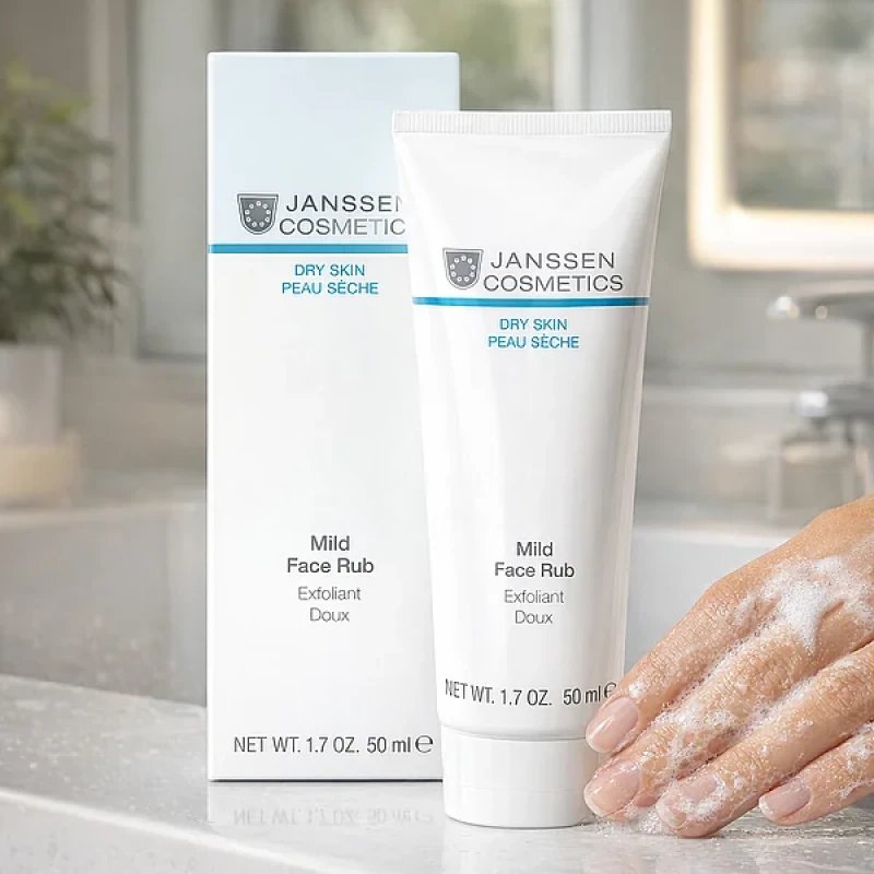 Janssen Cosmetics Mild Face Rub | Pehme näokoorija, 50 ml