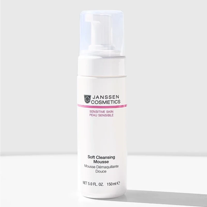 Janssen Cosmetics Soft Cleansing Mousse | Pehme puhastusvaht tundlikule nahale, 150 ml