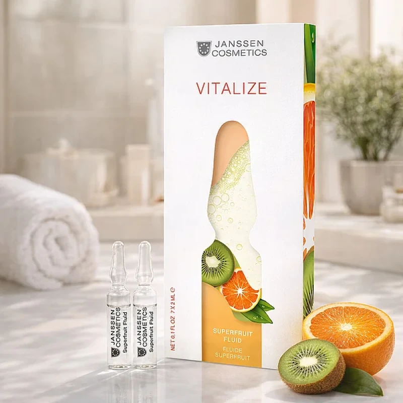 Janssen Superfruit Fluid | Antioksüdantide ampullid naha sära jaoks 7 x 2 ml