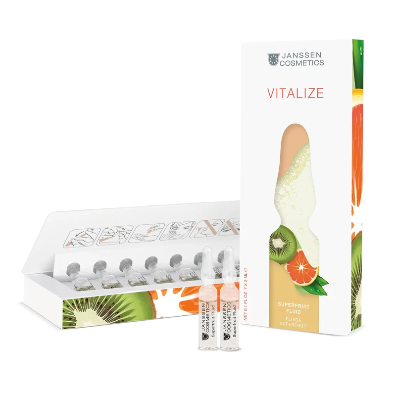 Janssen Superfruit Fluid | Antioksüdantide ampullid naha sära jaoks 7 x 2 ml
