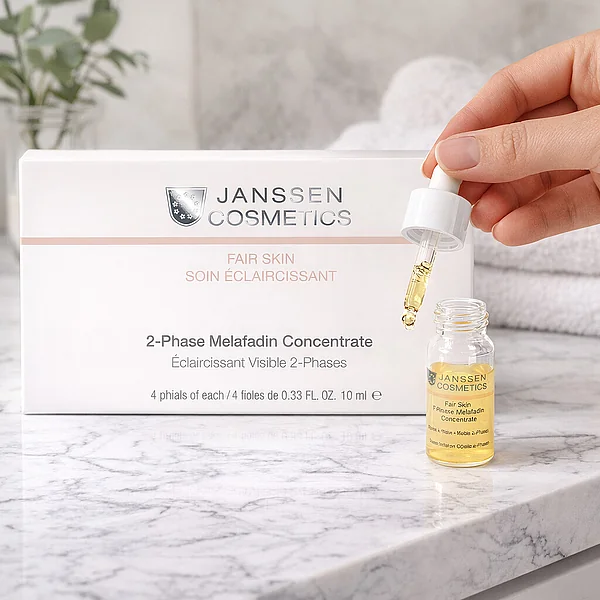 Janssen 2 Phase Melafadin Concentrate | Интенсивный концентрат для пигментации 4 x 10 ml