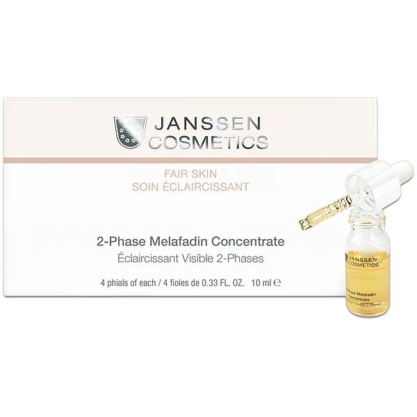 Janssen 2 Phase Melafadin Concentrate | Интенсивный концентрат для пигментации 4 x 10 ml