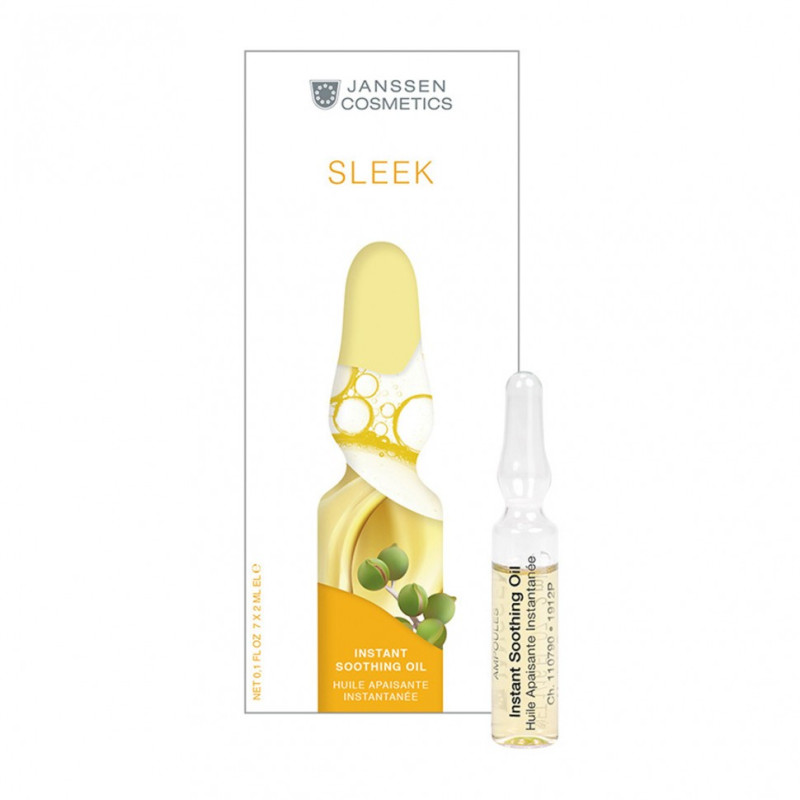 Janssen SLEEK Instant Soothing Oil | Rahustavad õliampullid tundlikule nahale 7 x 2 ml