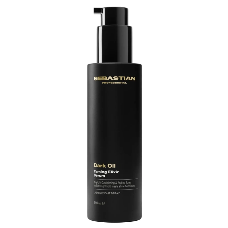 Sebastian Professional Dark Oil Taming Elixir Serum | Siledav seerum frizz-kontrolli ja kuumakaitset 140 ml