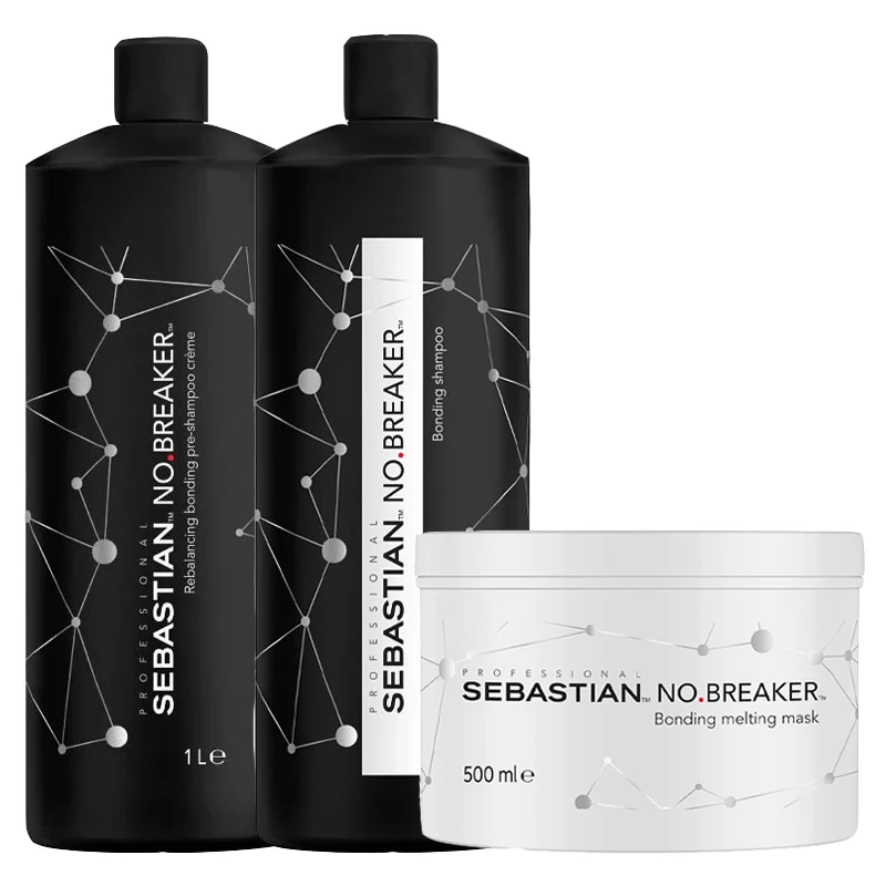 Sebastian Professional No Breaker Shampoo | Tugevdav ja taastav šampoon kahjustatud juustele 280 ml