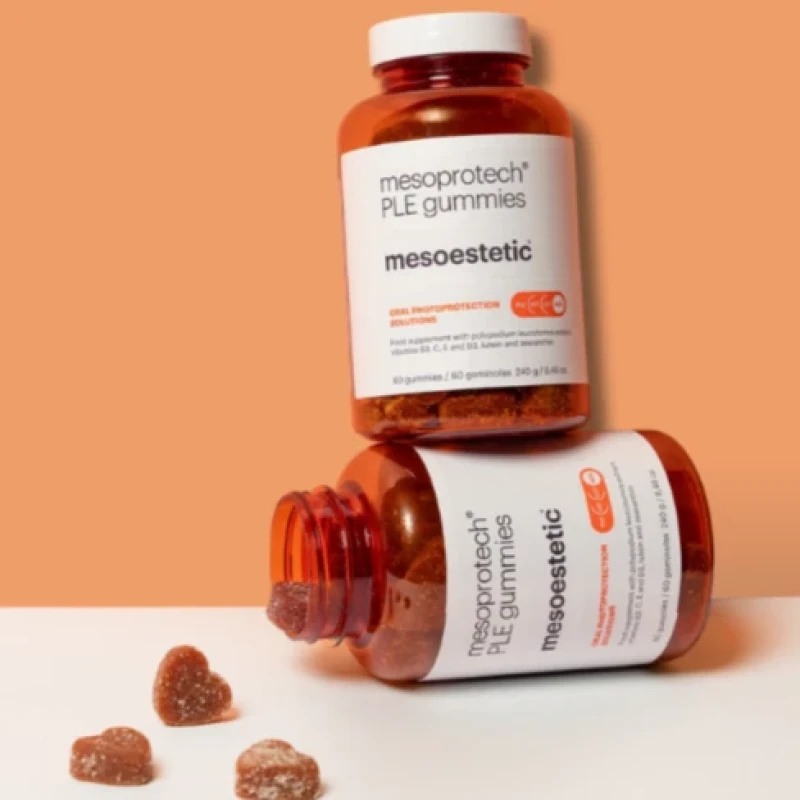 Mesoestetic mesoprotech® PLE gummies | Päikesekaitset täiendavad gummivitamiinid 60 tk.