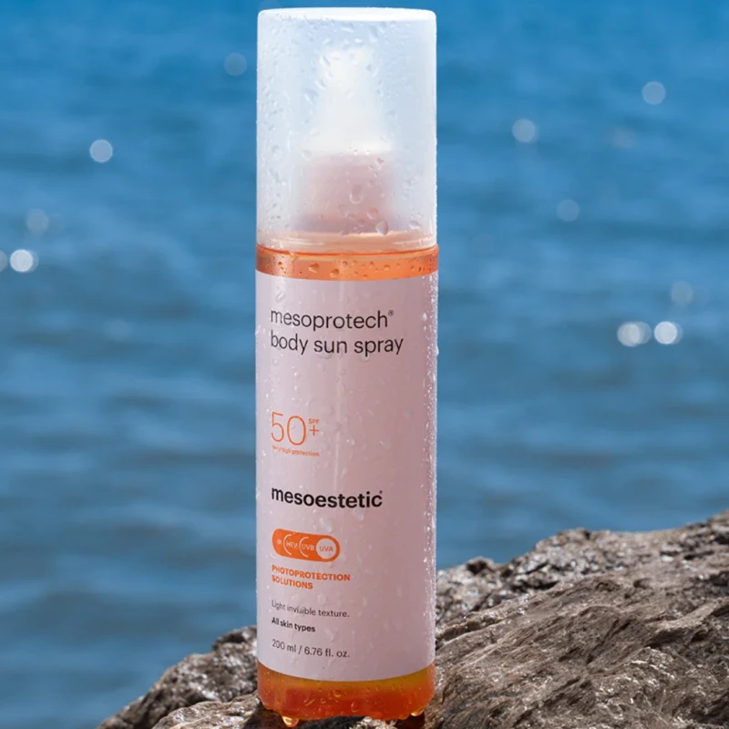 Mesoestetic mesoprotech® body sun spray | SPF 50+ päikesekaitse aerosol kehale 200 ml