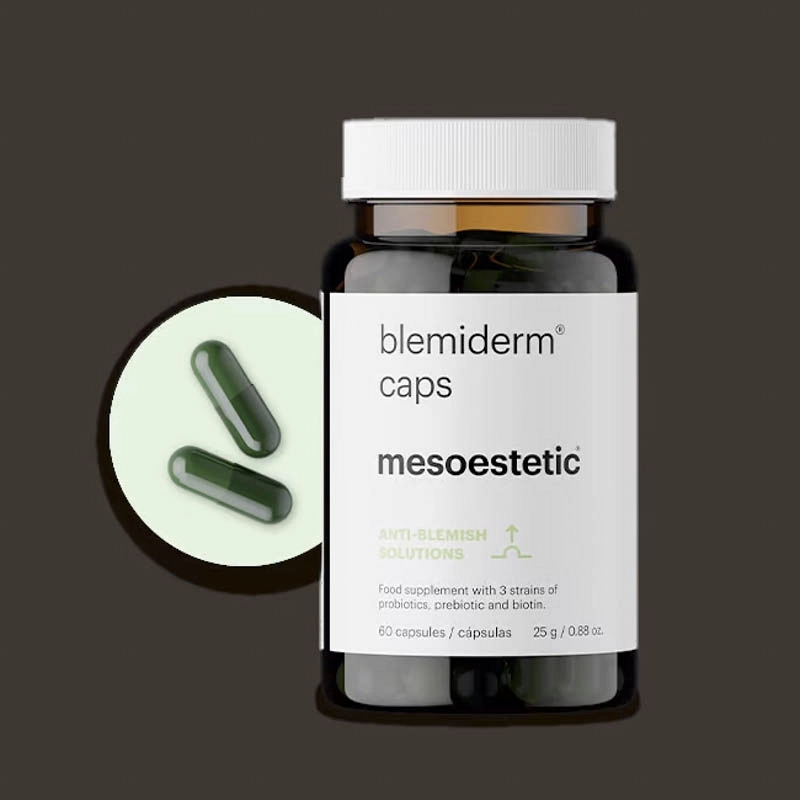 Mesoestetic blemiderm® caps | Toidulisand aknele kalduvale nahale 60 kapslit