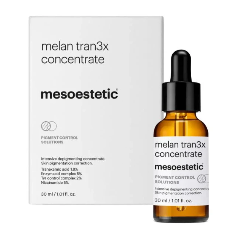Mesoestetic melan tran3x concentrate | Intensiivne pigmentlaikudevastane seerum traneksaamhappega 30 ml