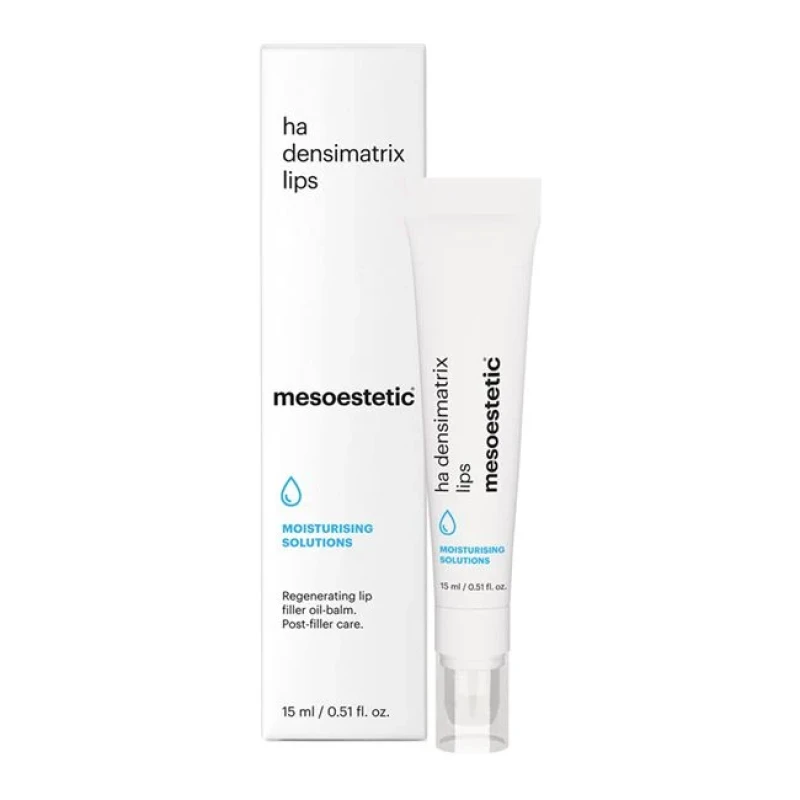 Mesoestetic ha densimatrix lips | Niisutav ja volüümi lisav huulebalsam-õli hüaluroonhappega 15 ml