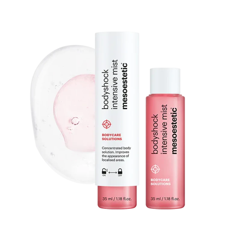 Mesoestetic bodyshock® intensive mist | Intensiivne kahefaasiline kehakontsentrant lokaalsete rasvakogumite ja tselluliidi nähtude vähendamiseks 2 × 35 ml