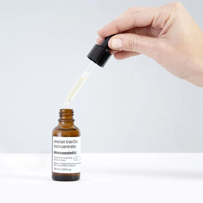Mesoestetic melan tran3x concentrate | Intensiivne pigmentlaikudevastane seerum traneksaamhappega 30 ml