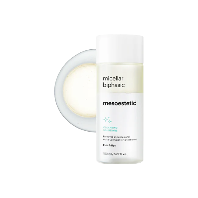Mesoestetic micellar biphasic | Kahefaasiline meigieemaldaja silmadele ja huultele 150 ml
