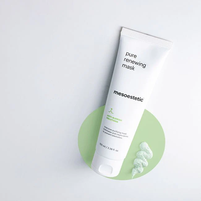 Mesoestetic pure renewing mask | Intensiivsüstelt puhastav mask rasusele ja aknele kalduvale nahale 100 ml