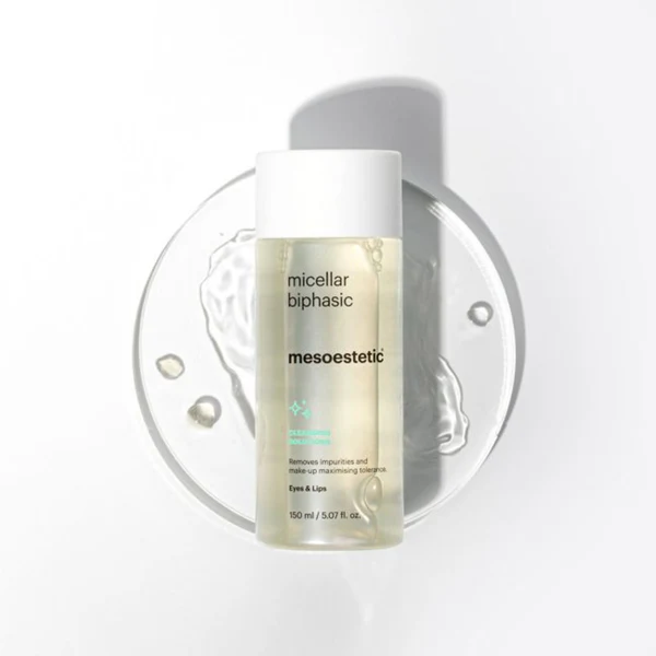 Mesoestetic micellar biphasic | Kahefaasiline meigieemaldaja silmadele ja huultele 150 ml