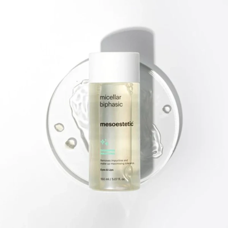 Mesoestetic micellar biphasic | Kahefaasiline meigieemaldaja silmadele ja huultele 150 ml