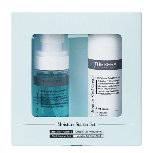 THESERA Moisture Starter Set | Niisutav Nahahoolduse Komplekt 2 x 50 ml