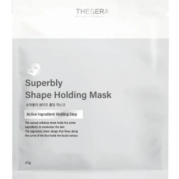 THESERA Superbly Shape Holding Mask | Биоцеллюлозная лифтинговая маска для лица, придающая форму, 10 шт.