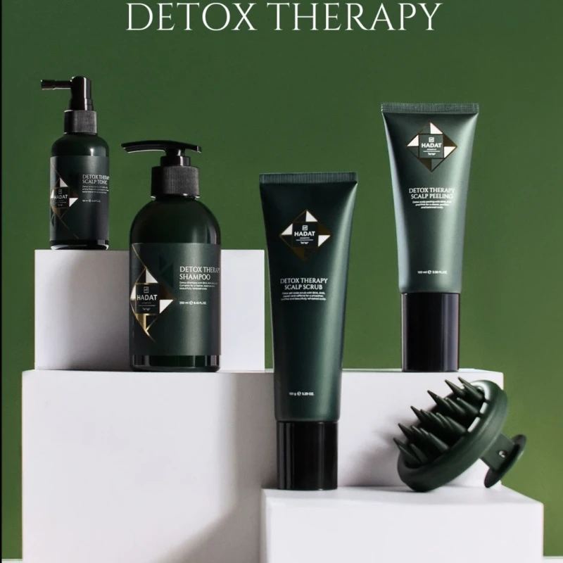 Hadat Cosmetics Detox Therapy Shampoo | Детокс-шампунь для глубокой и бережной очистки кожи головы 50 мл / 250 мл / 800 мл