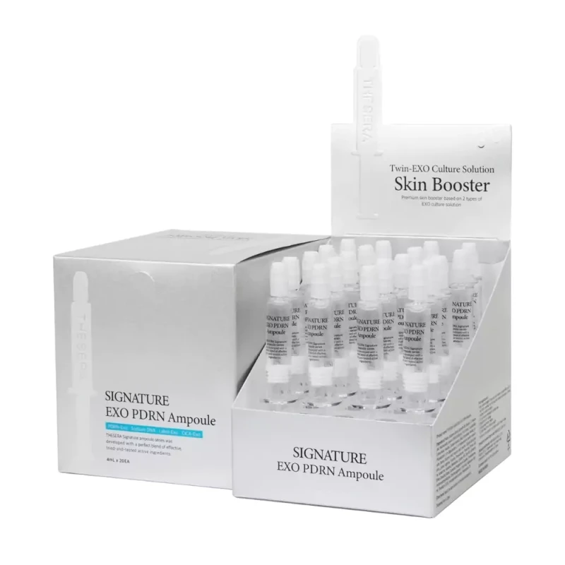 THESERA Signature EXO PDRN Exosome Ampoule | Восстанавливающая экзосомная ампула PDRN 4 ml