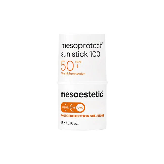 Mesoestetic mesoprotech® sun stick 100 | SPF 50+ päikesekaitsestikk tundlikele piirkondadele 4,5 g