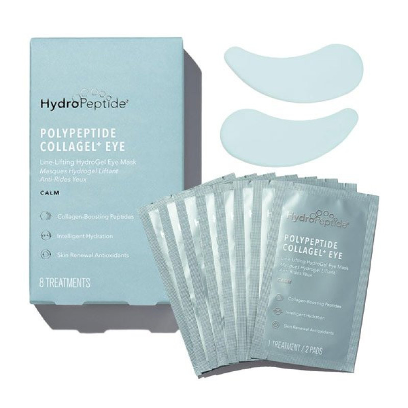 HydroPeptide PolyPeptide Collagel+ (Eye) | Taastav ja Tugevdav Silmaümbruse Hüdrageelmask 8 tk