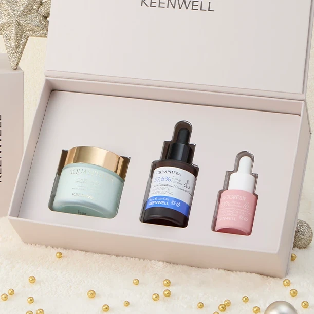 Keenwell Snow Drops Aquasphera Set | Intensiivselt niisutav näohoolduse komplekt