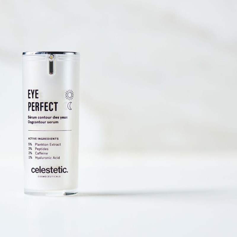 Celestetic Eye Perfect | Silmaümbruse seerum tumedate kontuuride ja puhitusvastane 15 ml